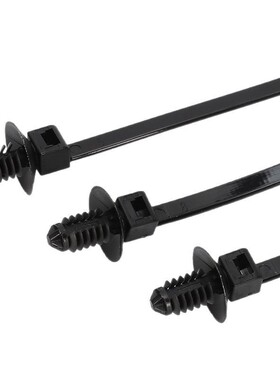 螺纹头线束扎带5*175mmHS02汽车束线带 500条/包 螺丝扎带