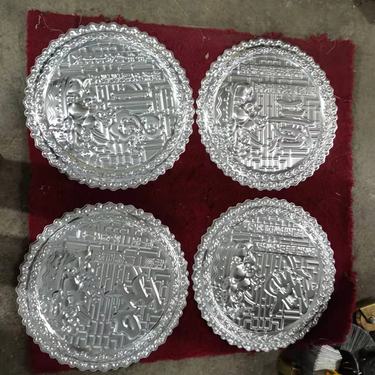 厂家批发铝皮冲压门心花（家和福顺）铁艺楼梯配件 护栏 结实实用