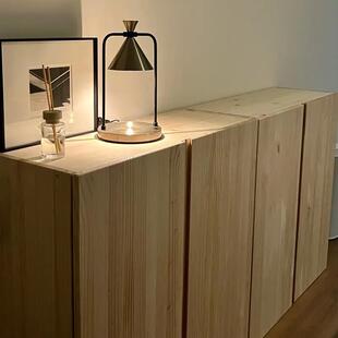 全实木收纳吊柜墙壁柜墙上落地置物架壁挂式书架墙面储物柜带门