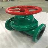 DN250淮安气动衬氟隔膜阀 G941J 10C 法兰隔膜阀销售