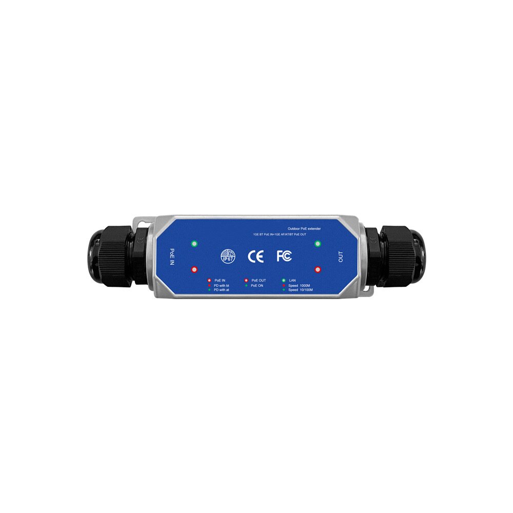 90W2.5G千兆户外防水POE延长器IP67 outdoor 2.5G POEextender