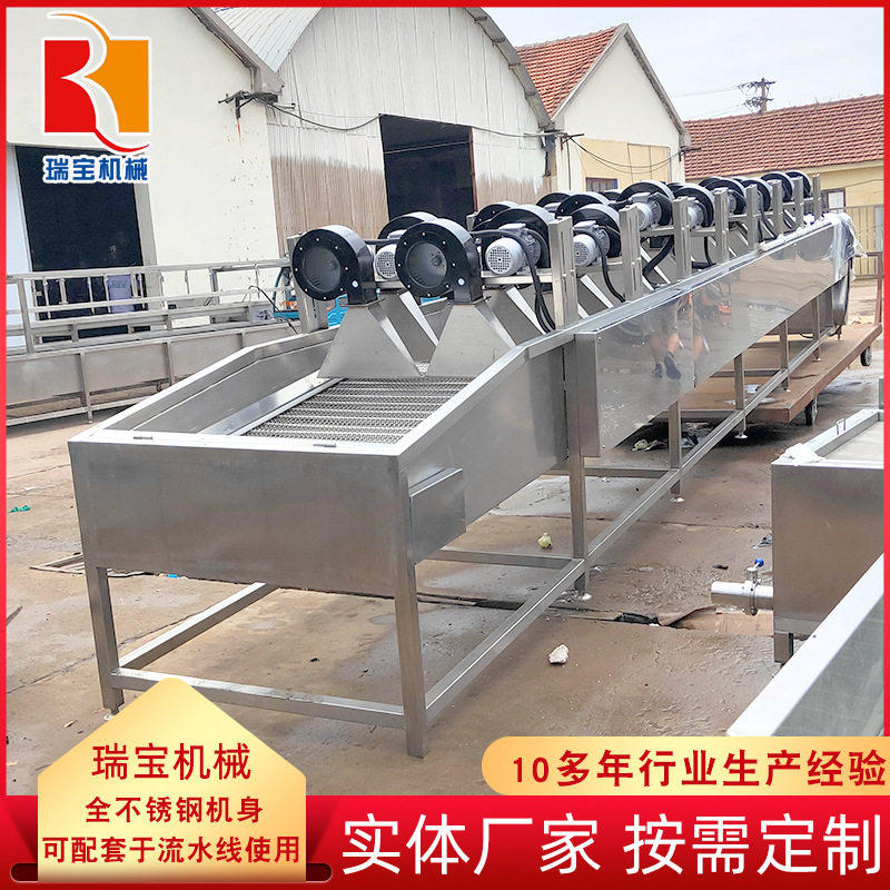 果蔬风干流水线  沥水风干线  软包装风干机  食品清洗风干机原理