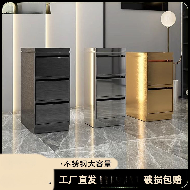 理发店不锈钢工具车储物推车
