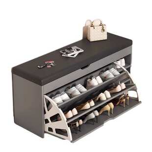 定制 鞋柜坐凳一体玄关入户可坐进门鞋架穿鞋凳家用门口换鞋凳