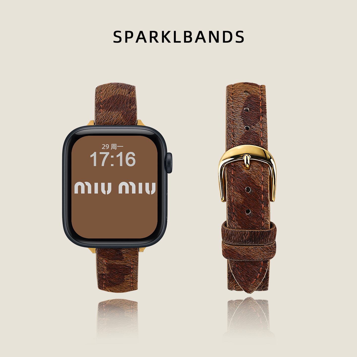 适用于applewatch11马文手表带