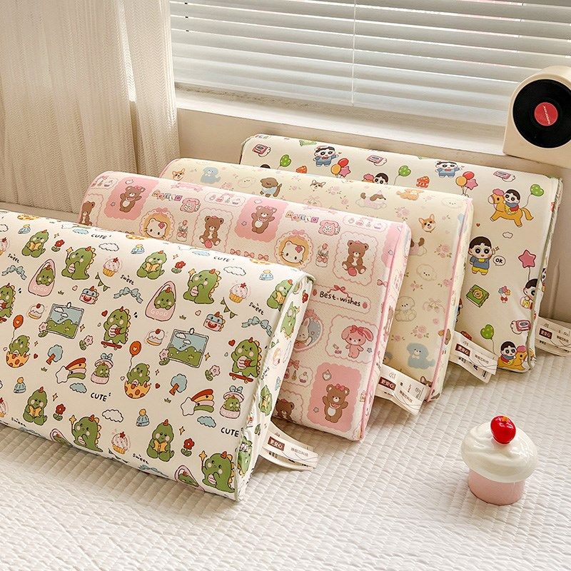 赋芽儿童冰冰枕锦氨3A凉感记W忆绵夏凉枕