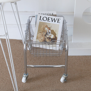 小推车置物架零食车o落地厨房浴室移动化妆室卧室床头收纳置物架