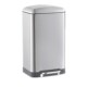 欧式 包邮 方形静音脚踏带盖不锈钢垃圾桶厨房家用6L12L20L3.0L40L