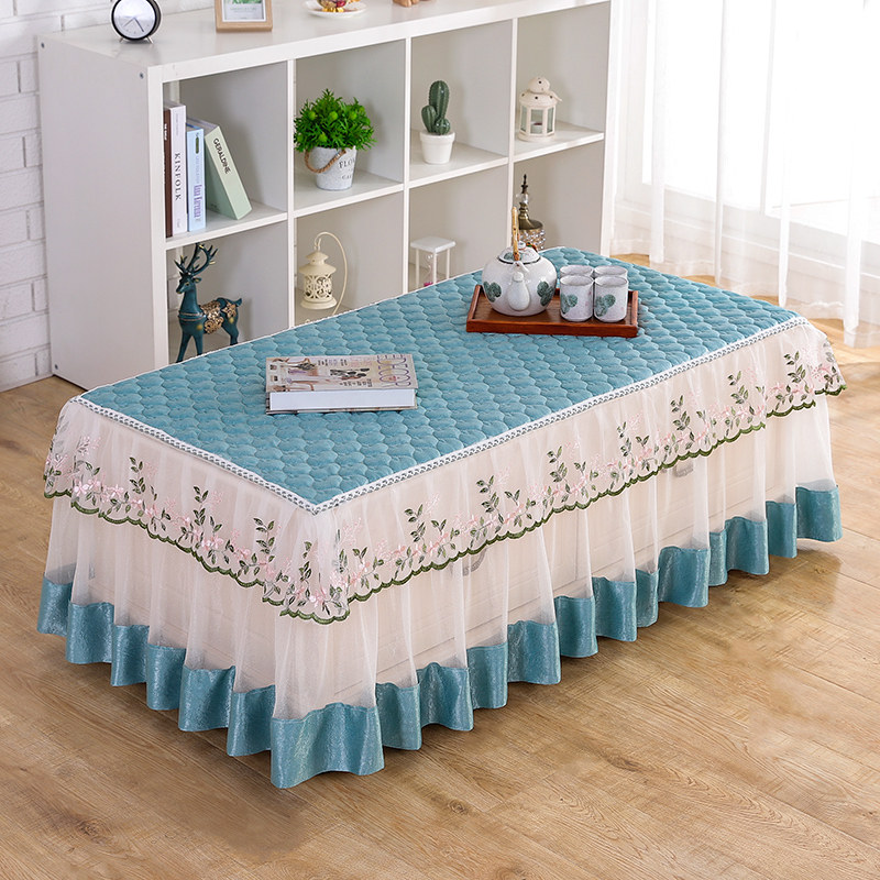 茶几桌布长方形布艺蕾丝餐桌垫客厅茶几套L罩全包欧式电视柜防尘,居家布艺,桌布,淘宝优惠券,粉丝福利购,淘宝优惠卷