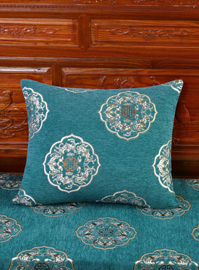 中式实木沙发坐垫配套方r形抱枕pp棉枕芯抱枕靠枕灰色红色绿色抱