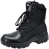 美式 男高筒超轻战靴男特种兵x真皮作战靴侧拉炼陆战减震冬季 战术