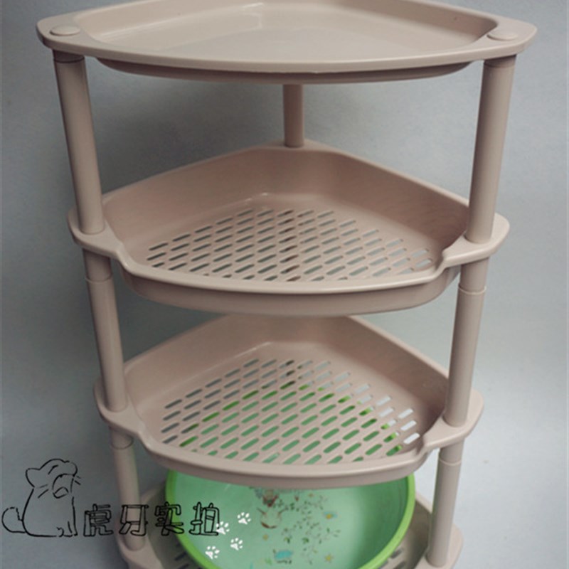 包邮加厚加高大号塑料浴室置物架三脚架卫生P间脸盆架置物收纳架