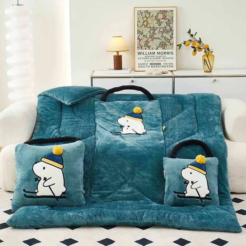 手提抱枕被子两用加厚保暖办公室午睡空调被车P载靠枕靠垫家用盖,居家布艺,抱枕被,淘宝优惠券,粉丝福利购,淘宝优惠卷