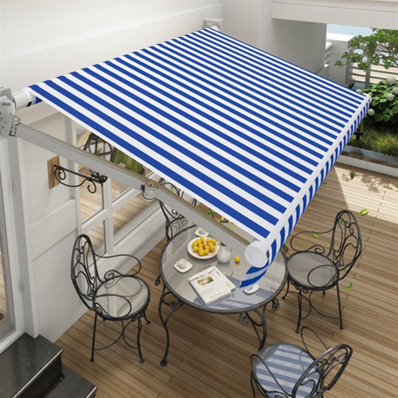 遮阳棚折叠伸e缩式户外防雨电动遮阳伞车篷阳光露台庭院门面遮雨