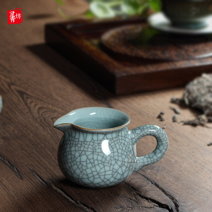 青瓷公道杯哥窑冰裂可养分茶器陶瓷D茶海均杯功夫茶具公杯茶道配,餐饮具,公道杯,淘宝优惠券,粉丝福利购,淘宝优惠卷