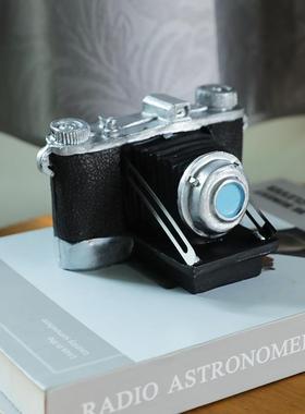 复古照相机模型创意酒吧小摆件橱窗陈列美式软装饰品拍照拍摄道具