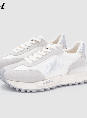 ABT-L美拉德阿甘鞋休闲运动鞋女2026春季新款厚底增高系带小白鞋