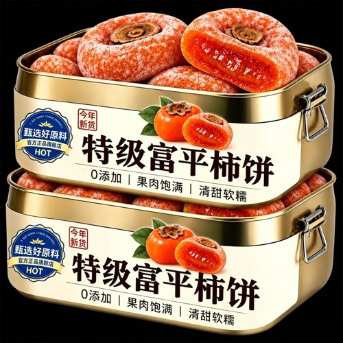 老字号！陕西富平柿饼陕西