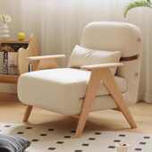 沙发床实木阳台沙发客厅两用可折叠日式 多功能伸缩单人小户型双人