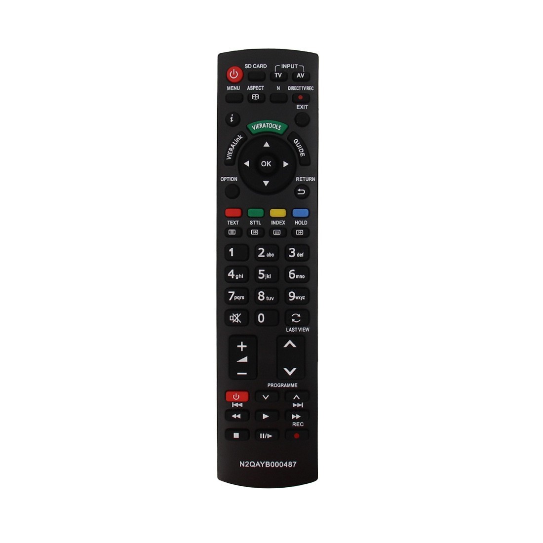 外贸精品适用于松下电视机遥控器N2QAYB000487 Remote Control