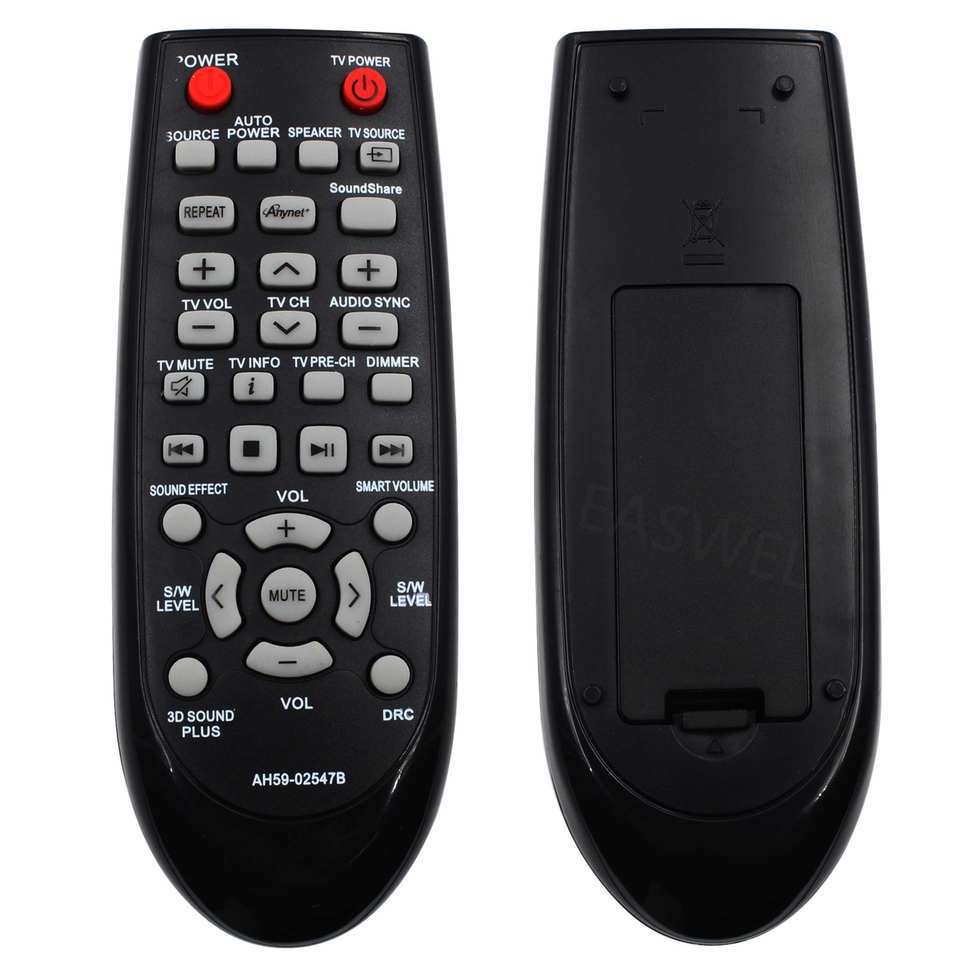 跨境外贸适用SAMSUNG三星音响电视tv英文遥控器AH59-02547B红外IR