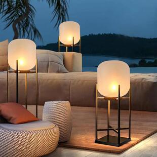 太阳能户外灯别墅庭院灯防水草坪落地灯花园家用装饰氛围灯