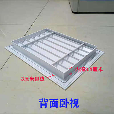 中央空调铝合金空调出风口防雨百叶固定回风暖气罩通栏栅散流检修