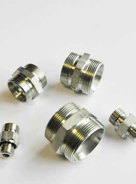 GR28/22LCFX 液压管接头EO24度锥卡套接头变径28MM转22MM