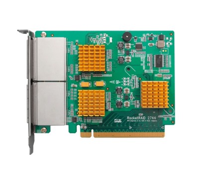 微辰 HighPoint 火箭 RocketRAID 2744 16通道 SAS 6G PCIe R