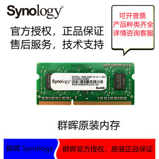 Synology群晖内存条原装4g 8g 16g DS918+ ds718+ ds218+ ds1019+ ds1618+ ds1819+（需订货）