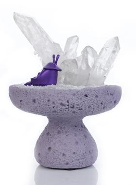 摆件客厅紫色星球水晶创意居家