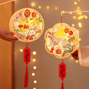 中秋节手提灯笼中国风复古风宫廷宫灯儿童花灯汉服跳舞蹈道具