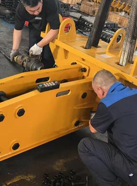 机液挖岩掘机一体式破碎三角锤 凿属具械 液压WPR压炮头