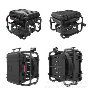 9寸工艺内F5100DJK窥镜下道管道摄像机5变12HZ定位焦发射水计米器