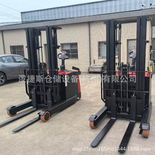站车驾式小前移堆高储车2吨3m仓车电动叉车平衡卸重727式堆高装车