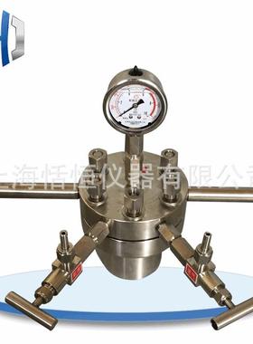 lCF简易不锈钢高压反应釜 高压罐 解罐2消00CF系列m500ml/100/0ml