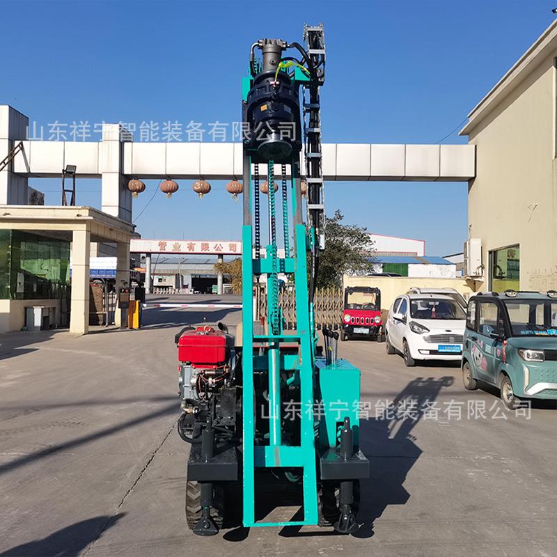 小型履带式潜孔钻机山矿爆破开螺山潜孔钻车一体78式露天旋孔钻潜