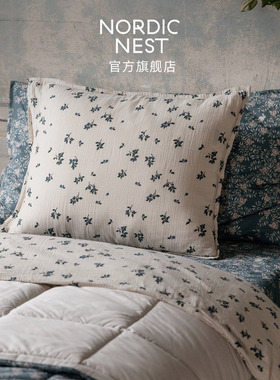 瑞典Garbo&friends Blueberry蓝莓平纹细布北欧家纺床品森系印花