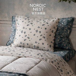 瑞典Garbo&friends Blueberry蓝莓平纹细布北欧家纺床品森系印花