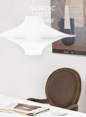 现货北欧Innolux Lokki海鸥灯中古餐厅吊灯法式书房卧室飞碟灯
