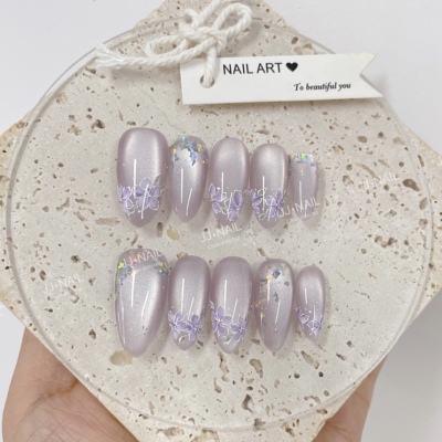 【清秋】纯手工穿戴甲美甲