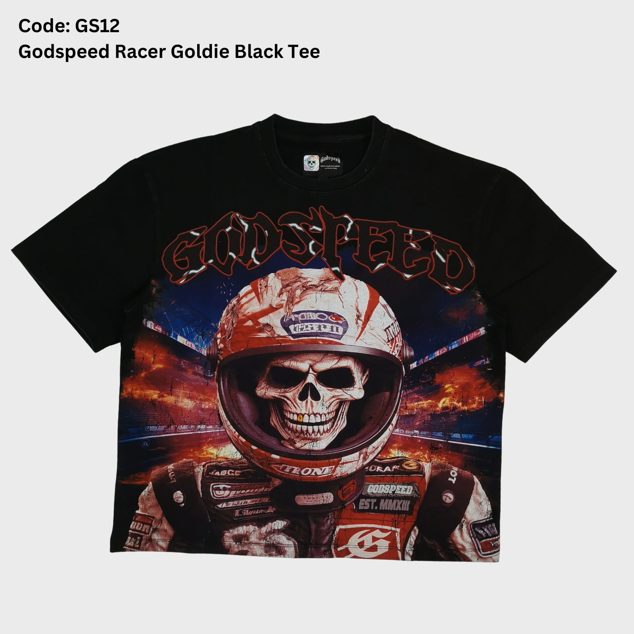 thumbnail for Godspeed Backdoor God's Divine American High Street T-Shirt Tee High Version Distinct from Market Goods