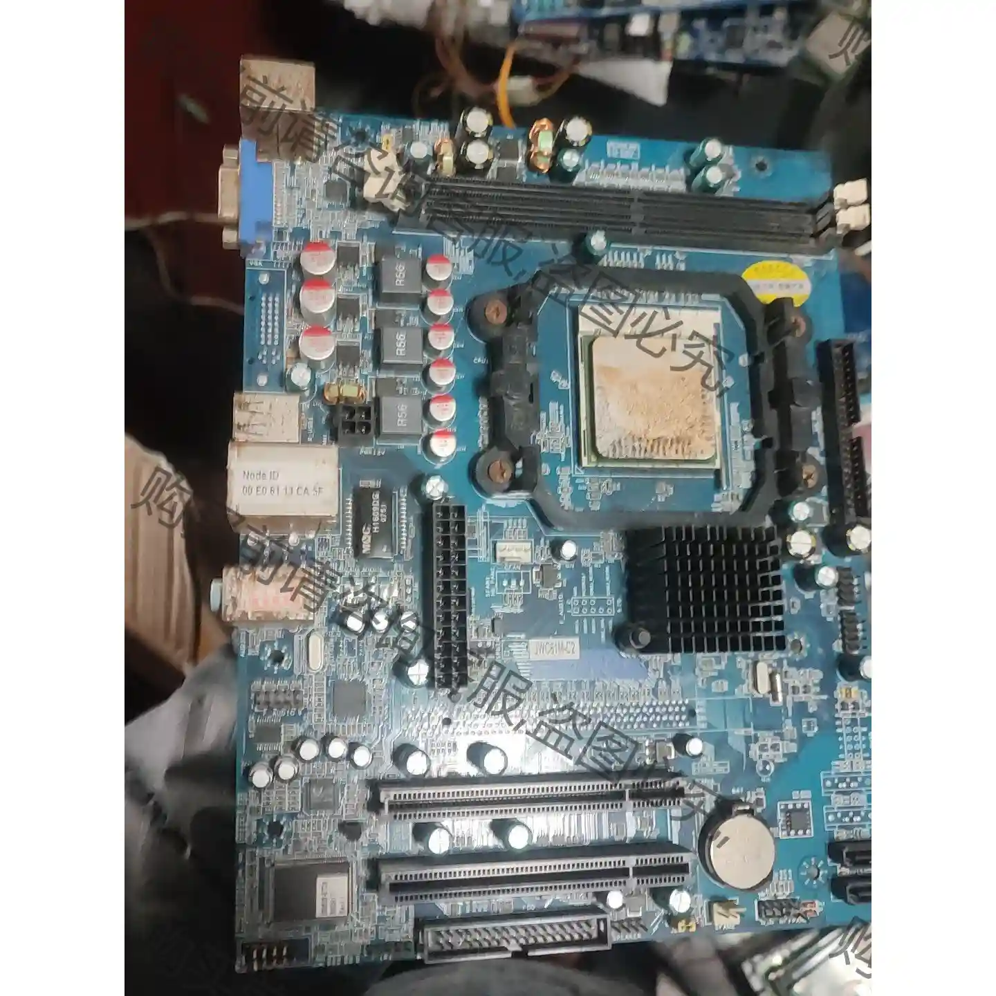 杰威am2 ddr2主板，正常用，包邮江浙沪，要cpu加10 先议价 拆机