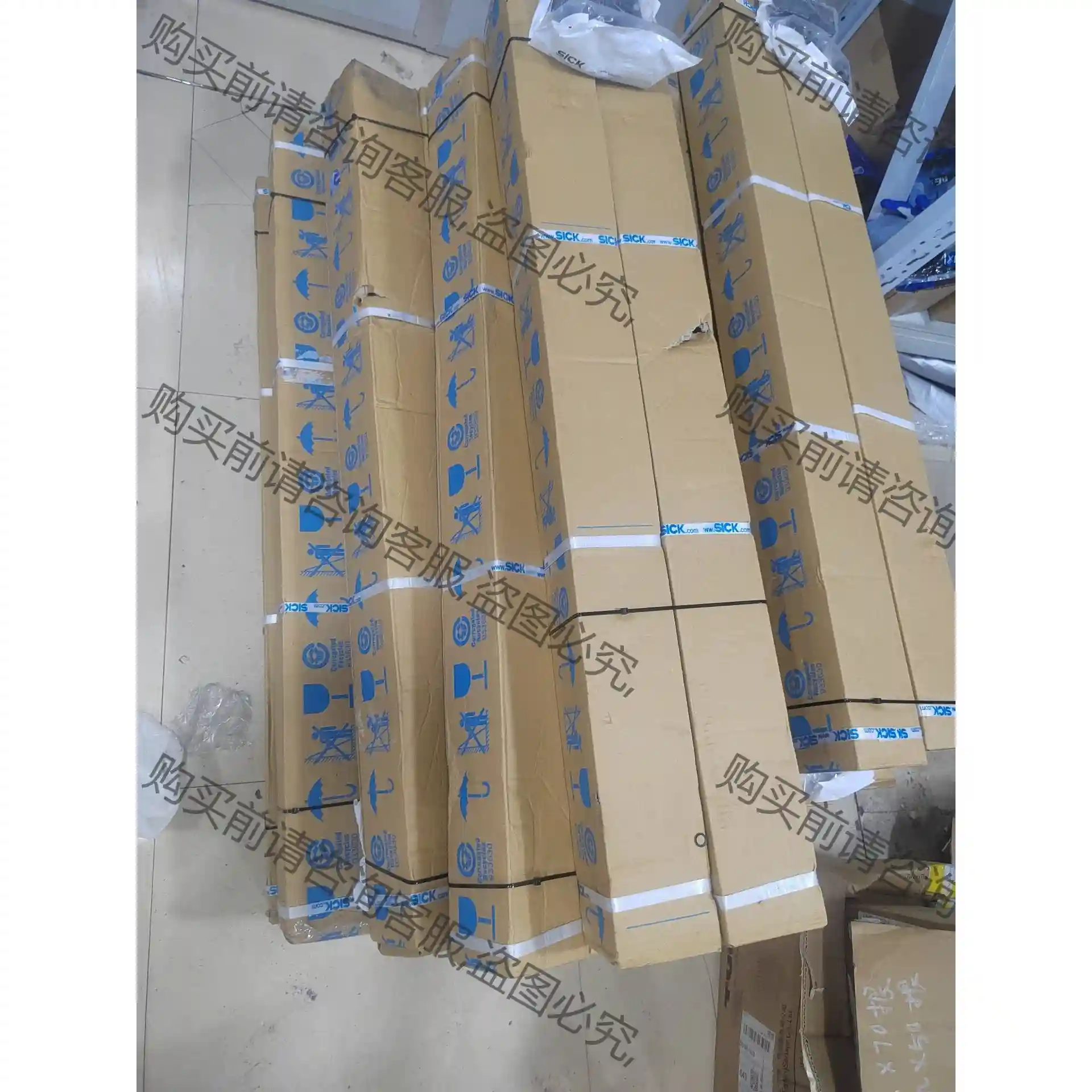 SICK西克90长光栅C4C-SC0930A1000＋C4C 先议价 拆机货包好