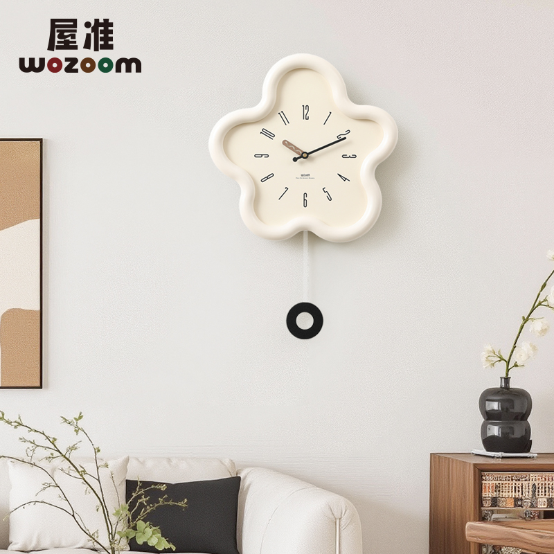 【拯救客厅大白墙】高级感挂钟