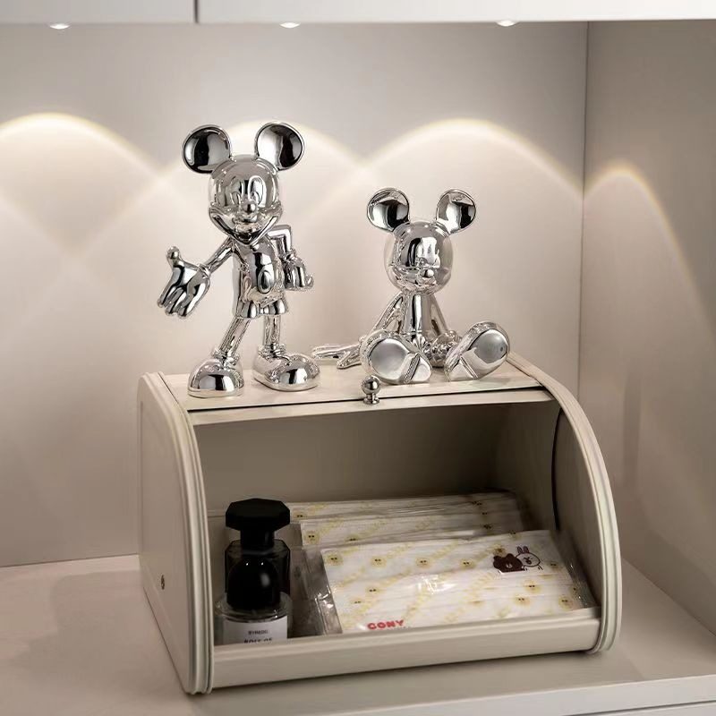 玄关收纳盒口罩钥匙杂物入户储物盒客厅桌面防尘创Q义大利面包整,收纳整理,桌面收纳盒,淘宝优惠券,粉丝福利购,淘宝优惠卷