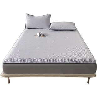 新客减夏季冰g凉豆豆床笠款冰丝凉席三件套a类母婴级可机洗夏天20