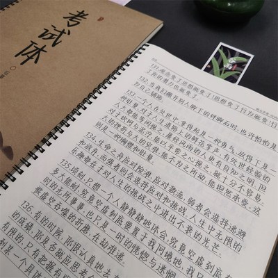 考试体字帖e衡中衡水体应试体语文高中生初中生励志语录行楷书字