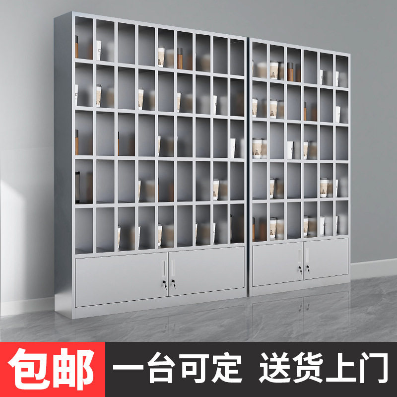 鸿铭304不锈钢多格水杯柜