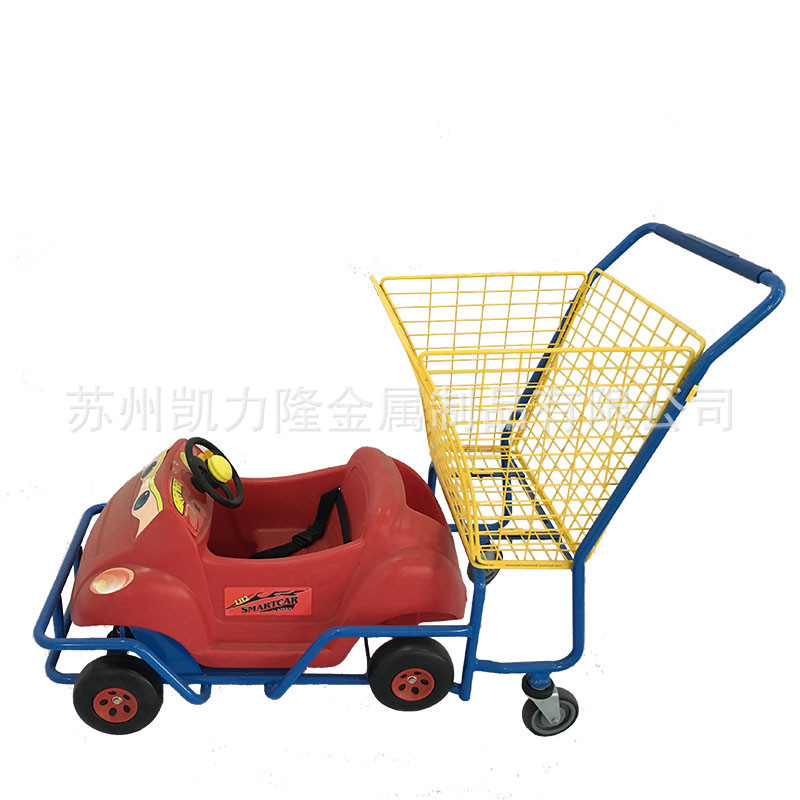 超市购物车手推车儿童款童趣车小汽车型卖场购物车
